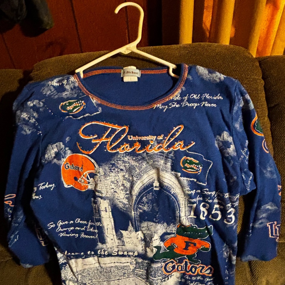 Blue Florida Gators Women's Short Sleeve Tee